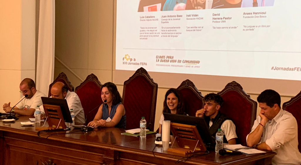Espacio de diálogo. Participación de la juventud como elemento transformador de las 17 jornads FEPA.