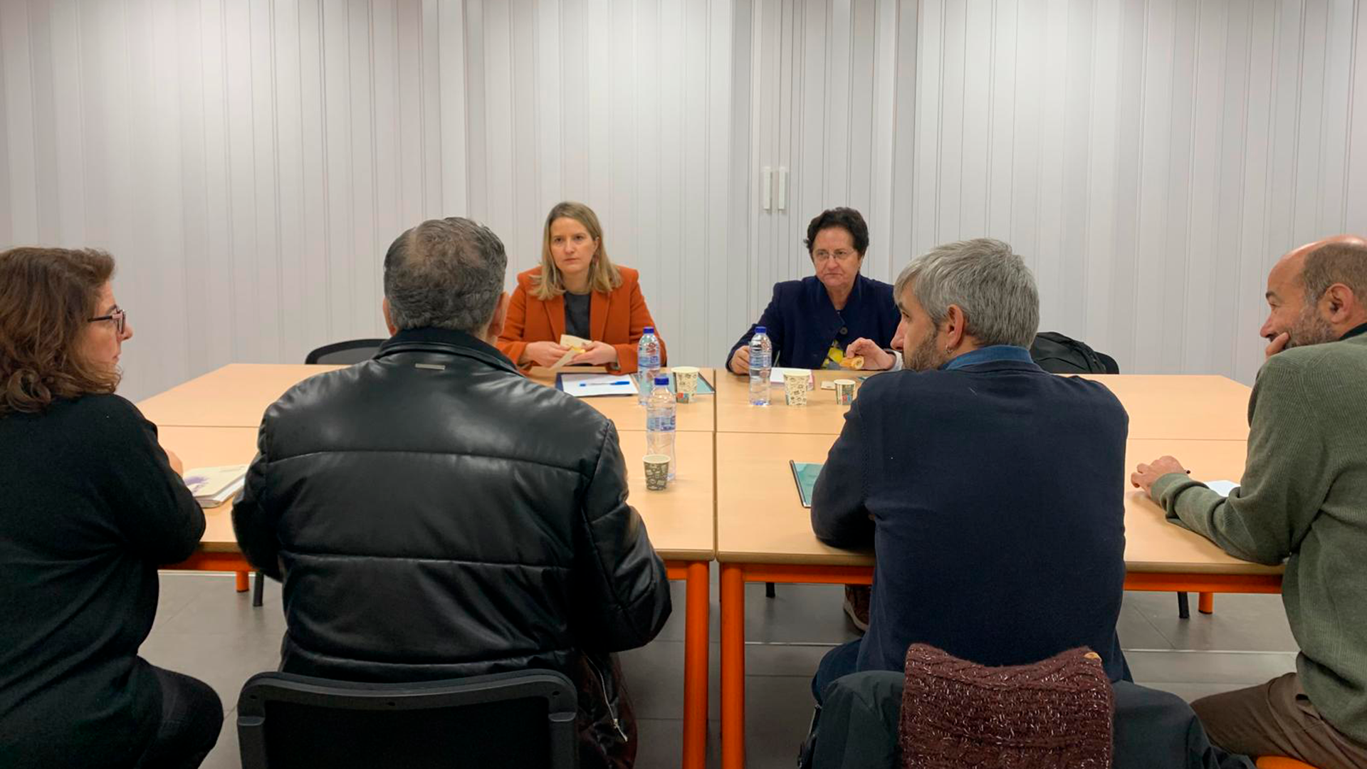 Encuentro entre miembros de Junta Directiva y el director de FEPA y la consellera de Drets Socials i Inclusió, Mònica Martínez Bravo.