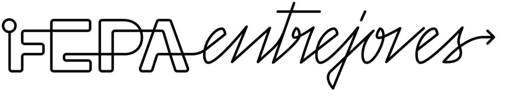 Logo del proyecto Entre Joves en el que se lee FEPA_Entrejoves.