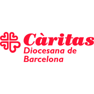 Logo de Càritas Diocesana de Barcelona, entidad federada a FEPA - Red de entidades para la emancipación juvenil.