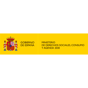 Logo del Ministerio de Derechos Sociales, Consumo y Agenda 2030 del Gobierno de España.