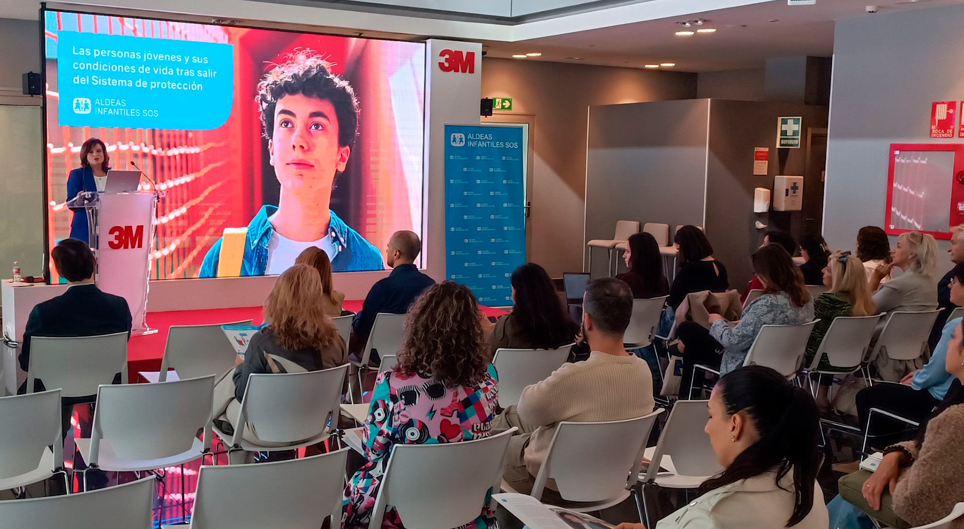 Presentación del informe de Aldeas Infantiles.