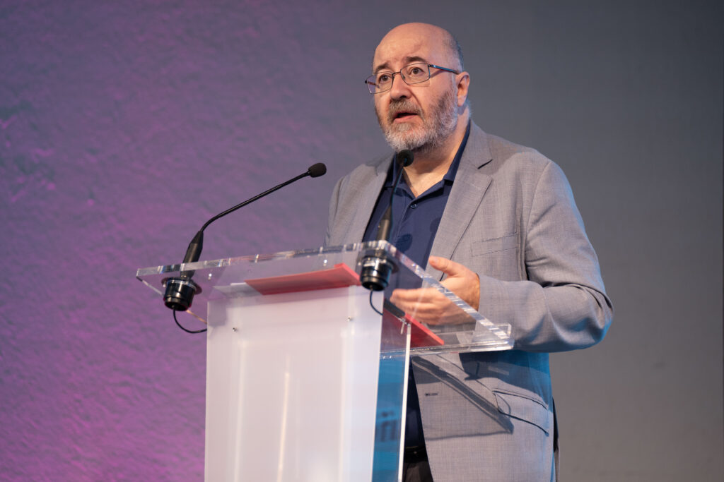 El Subdirector General de Diversidad Familiar, Félix Barajas Villaluenga, durante su discurso de inauguración de las jornadas.