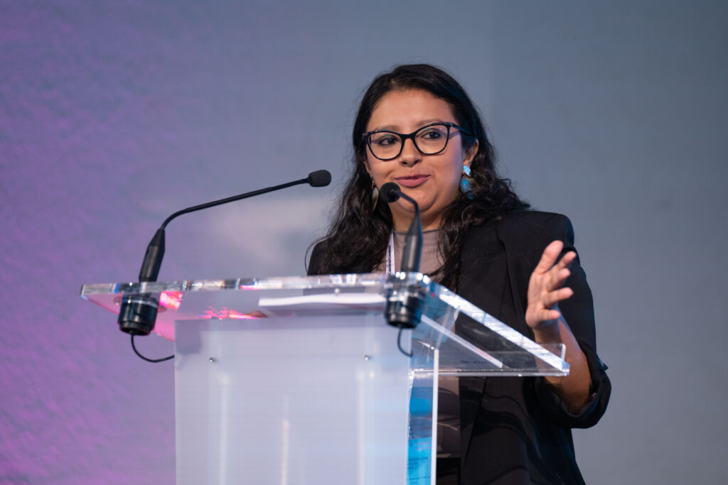 La directora general del Instituto de la Juventud, Margarita Guerrero, fue una de las encargadas de inaugurar la jornada.