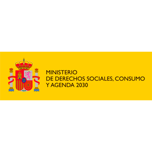 Logo del Ministerio de Derechos Sociales, Consumo y Agenda 2030 del Gobierno de España.