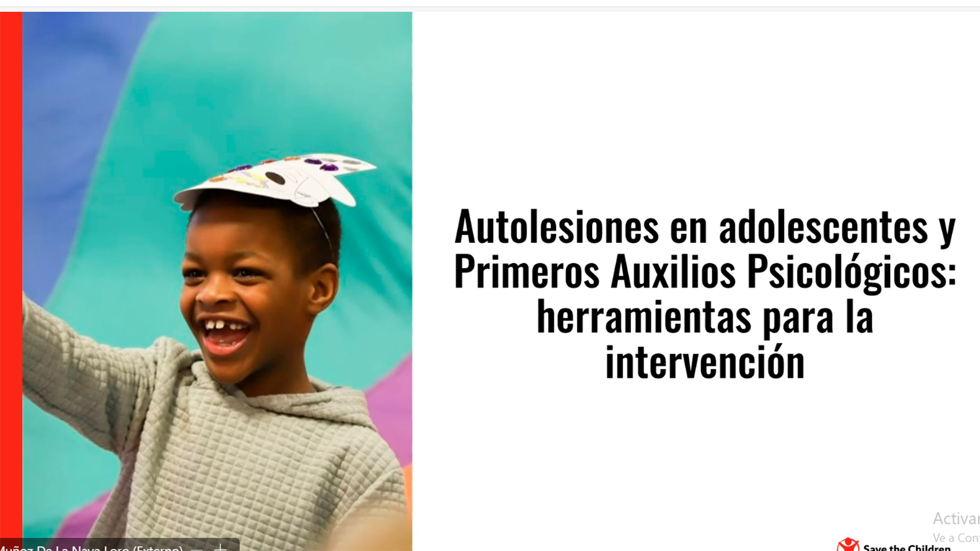 Diapositiva de la presentación .