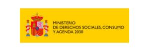 Logo del Ministerio de Derechos Sociales, Consumo y Agenda2030.