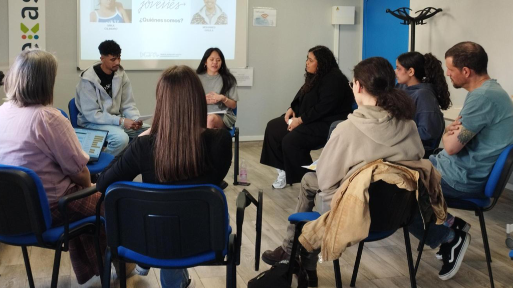 Presntación del proyecto Entre Jóvenes entre profesionales de la red FEPA de Madrid.