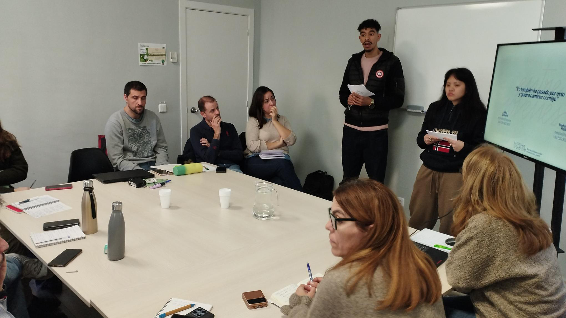 Presentación de Entre Jóvenes ante entidaes de la comunidad de Madrid.